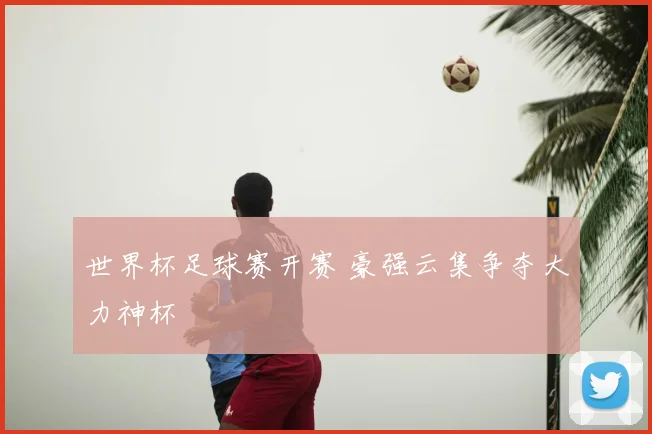 世界杯足球赛开赛 豪强云集争夺大力神杯